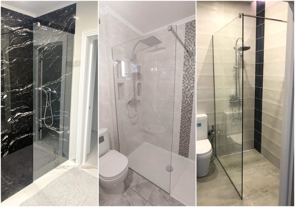 Paravane pentru duș walk-in din sticlă securizată în Brașov